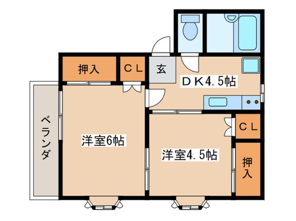 アーバンフラットの物件間取画像